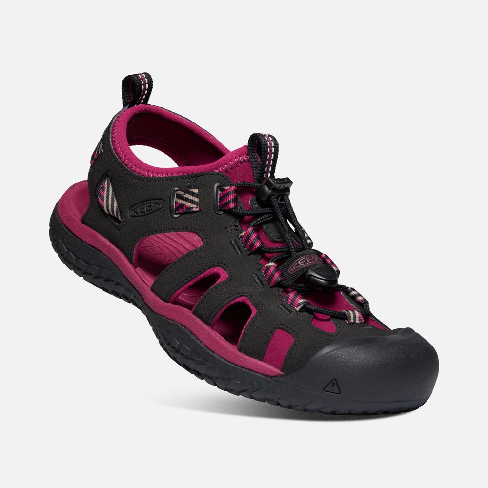 Keen Sandaal Dames Zwart - Solr - 48057-NXPT